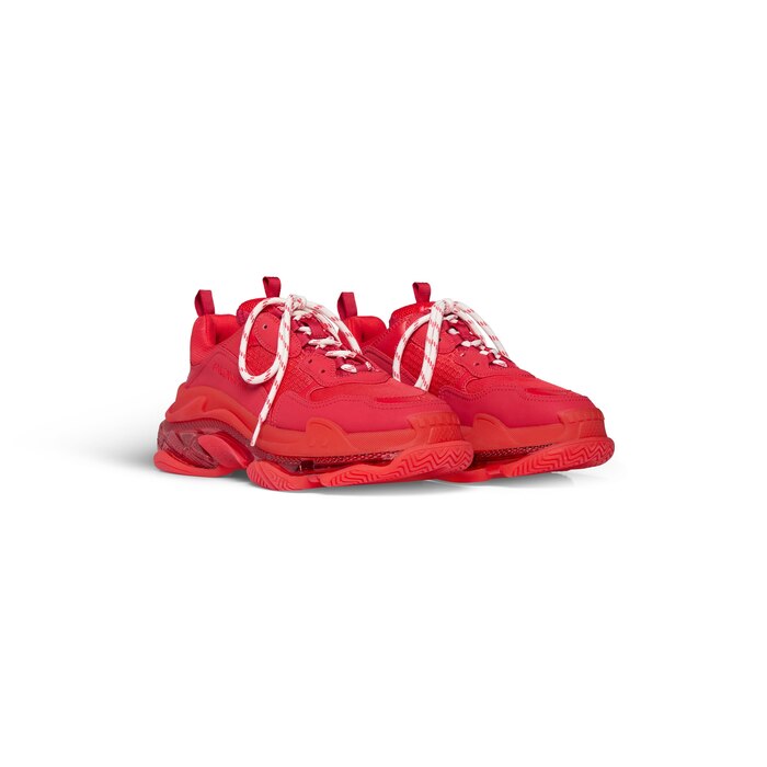 White Triple S faux leather trainers Balenciaga MATCHESFASHION US #12 White Triple S faux leather trainers Balenciaga MATCHESFASHION US